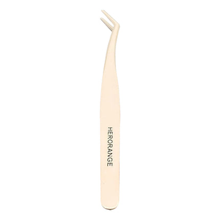 Stainless Steel Lower False Eyelashes Tweezer Lashes Extension Hair Removal Tweezers DIY Eyelashes Applicator Makeup Tools