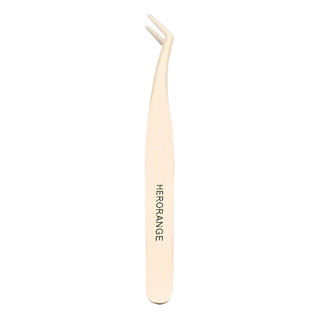 Stainless Steel Lower False Eyelashes Tweezer Lashes Extension Hair Removal Tweezers DIY Eyelashes Applicator Makeup Tools