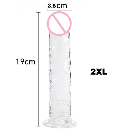 New Realistic Dildos Erotic Jelly Dildo Artificial Penis G-spot Simulation Large penis Anus Anal plug Female penis masturbation