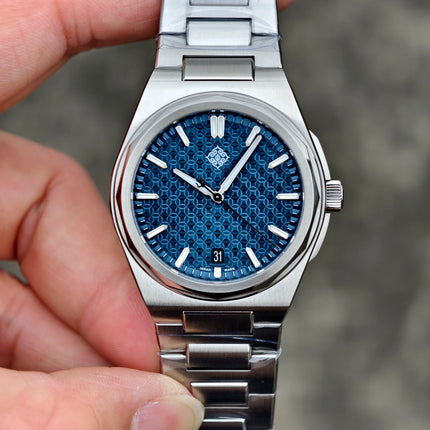 IXDAO Men's 316L Stainless Steel Automatic Mechanical Watch with Sapphire Crystal Luminous MIYOTA 9015 10ATM Waterproof BGW9