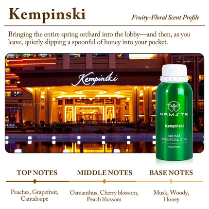 NAMSTE Support Dropshipping 500ML Hotel Collection Essential Oil Scent Luxury Hotel Inspired Perfumes Aroma Essential Oil