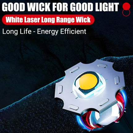 Ultra Bright LED Flashlight Type-C Rechargeable 3 Modes Long Range Zoom Tactical Torch Outdoor Emergency Camping Fishing Lantern