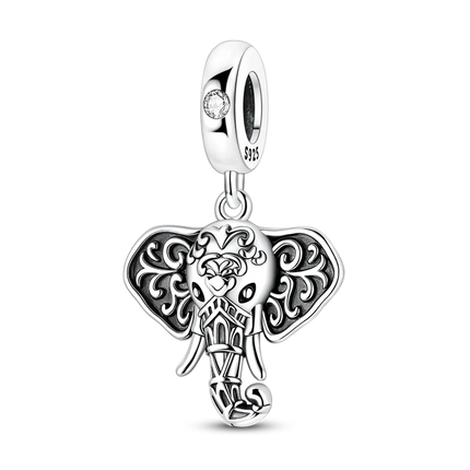 Original 925 Sterling Silver Charms Beads Cute Mushroom Unicorn Love Wings Pearl Charm for Bracelet Pendant Woman Girl Jewelry