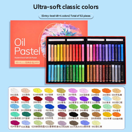 Artist Soft Oil Pastel Set 24/36/48 Colors Painting Drawing Graffiti Art Crayons Washable Non Toxic Professional Oil Paint Stick