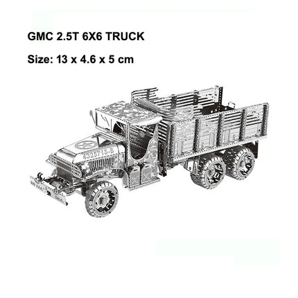 3D Metal Puzzle EF510 Train Vintage Car Mountain Bike Motorcycle model KITS Assemble Jigsaw DIY Puzzle Gift Toys For Children