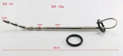 Massage Wand Urethral Sound Dilators Stimulation Catheter Beads  Penis Plug Insert Male Masturbator Horse Eye Sticks BDSM Penis