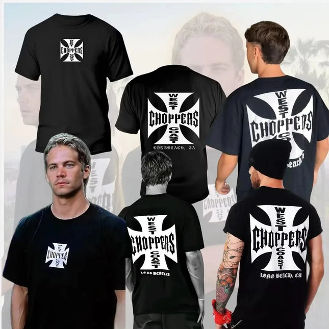 Summer Fashion T Shirt Men Women Cotton West Coast Choppers Print Oversized T-Shirt Casual Short Sleeve O-Neck Vintage Clothing