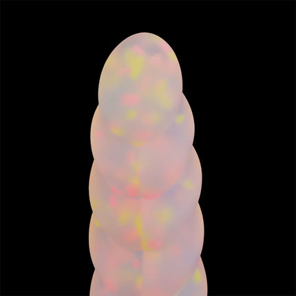 Silicone Soft Anal Toys Transparent Luminous Butt Plug 3 Size Adult Toys Tapon Anal Plug Braided Dilatador Anal Dildo Buttplug