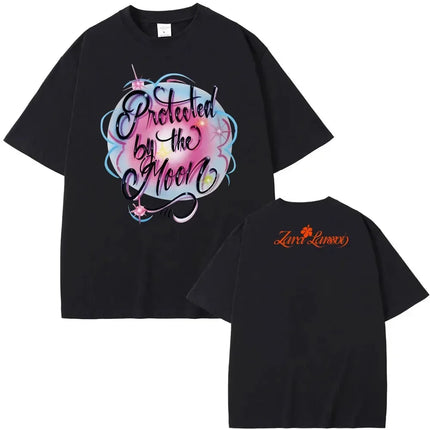 Zara Larsson Midnight Sun Global Tour Merch T-Shirt Men Women Album Poster Graphic Print Cotton Tees Neck Loose Oversized Tops
