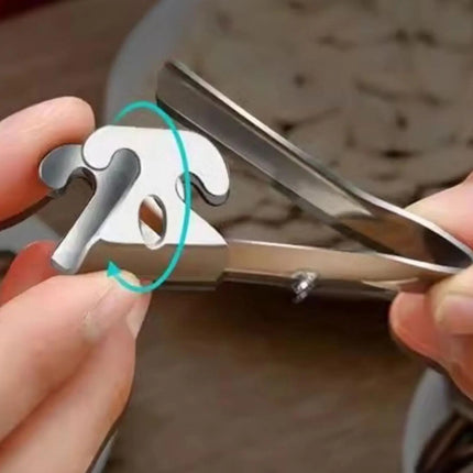 Sunflower Seed Peeler Stainless Steel Sunflower Seed Cracking Clip Multifunctional Nut Sheller Heavy Duty Wide Jaw Nut