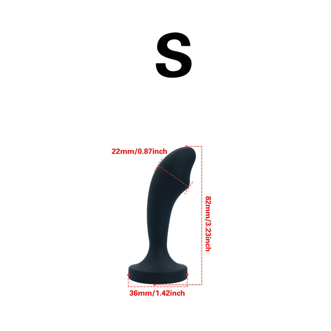 Unisex Silicone Anal Plug 3 Sizes with Crystal Base Safe Design for Women And Men Adult Sex Toy Dildo