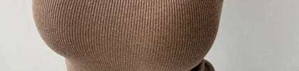 Korean Sle Knitted Vest Women's Base Layer Tank Top Svel f High Collar Spring Autumn Winter Inner And Outer Wear