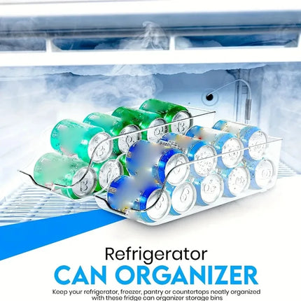 1PCS Kitchen Storage Cans – Soda Can Organizer for Refrigerator & Freezer, Can Dispenser, Kitchen Accessories