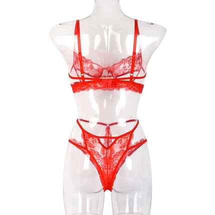 Women Sexy Lingerie Lace Babydoll Erotic Costumes Pajamas Underwear Sexy Hot Women Erotic Lingerie Porno Dress For Sex Femme Red