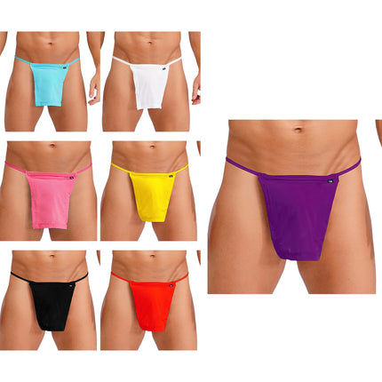 Men Sissy Butt Flaunting T-back Thong Fundoshi Underwear Japan Kabuki Cotton Loincloth Underwear Sumo Briefs Lingerie Underpants