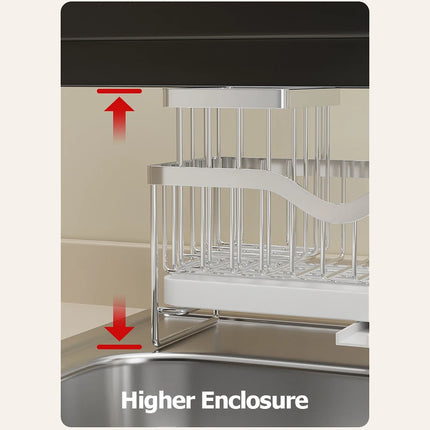 Kitchen Stainless Steel Sink Drain Rack Sponge Storage Holder Soap Drainer Towel Rack Shelf Organizer Kitchen Accessories Faucet