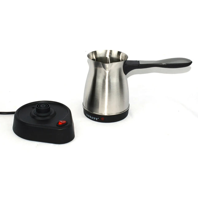 220V 5 Cup Electric Turkish Greek Coffee Maker Stainless Steel Machine Moka Pot 2023 New