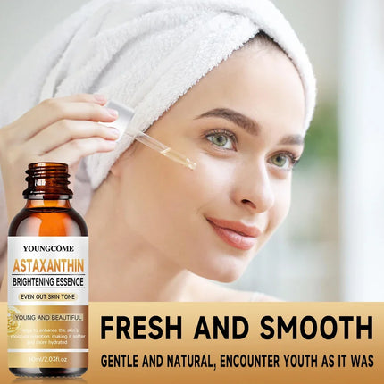 YOUNGCOME Astaxanthin Firming and Moisturizing Anti-aging Essence Smoothes Wrinklesmoisturizes Brightens Tightens The Skin Care