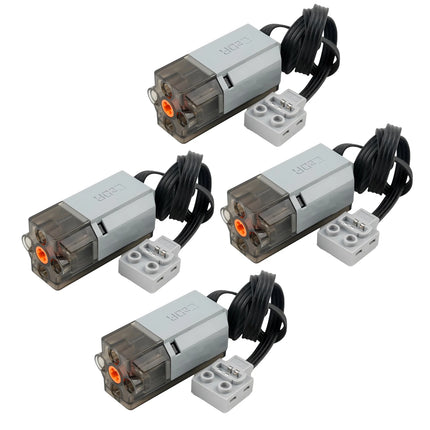 CaDA Technical Motor Parts Upgrade M/L Servo Motor Building Blocks Car Model Power Mechanical Compatible with Legoeds DIY Toys