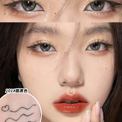 Professional Fast Dry Smooth Waterproof Eyeliner Pencils Eyes Brown Black Color Pigments Liquid Eye Liner Pen Make Up Tools