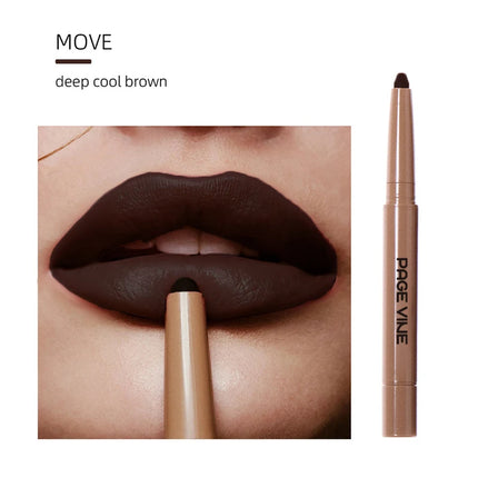 Blogger Recommended Lip Liner Brand Long-lasting Velvet Matte Beginner-friendly Sexy Double-ended Silky Peptide Nude Lip Liner