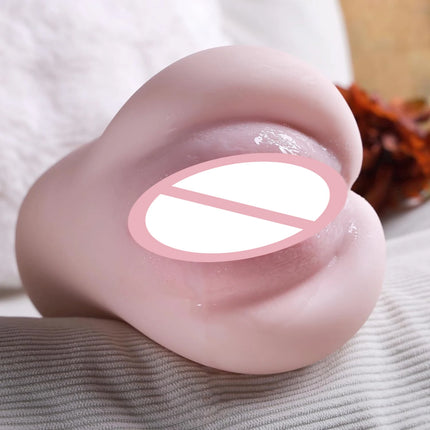 Realistic Vagina Tight Anus for Penis Stimulation Lifelike Blowjob Male Stroker Adult Shop,Realistic Male Masturbator Pocket Pussy Sex Toys for Men 3D Textured Male Sex Doll with Thick Labia Sex Toy,Penis Training Masturbator