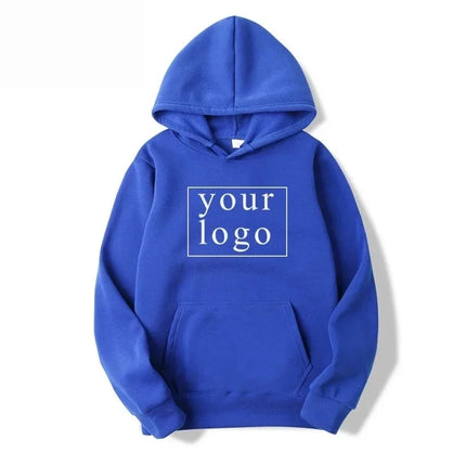 2024 Man Woman Casual Custom Printed Text DIY Hoodie Customized Logo Personalized Hoody Custom Hoodies Text Logo Sweatshirt