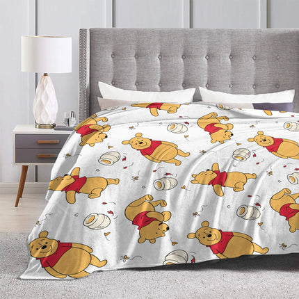 W-Winnies the P-Pooh Blanket Quality Comfortable  Throw Blanket Spring Travel Car Sofa Home Novelty Bedspread