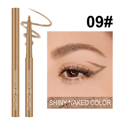 Eyeliner Pen Is Waterproof, Sweat-Proof, Does Not Smudge, Easy for Beginners to Use, Green, Purple, Black, Long-Lasting, Non-Fading Eyeliner Pen