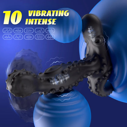 KUSHOR 360° Rotating Prostate Massager Anal Vibrator for Men Remote Control Vibrating Butt Plug Adults Sex Toys for Gay Women
