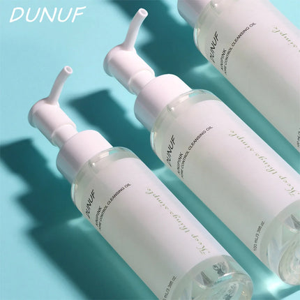 100ML Cleansing Oil with Plant Extracts Deep Pore Cleansing Moisturizes Reduces Blackheads Makeup Remover for Face Skin Care