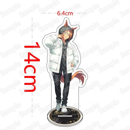 Horse Racing Anime Uma Musume Pretty Derby Acrylic Stand Keyring Tokai Teio Oguri Cap Special Week Clear Figure Collectible Gift