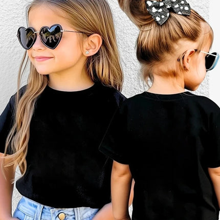 Short Sleeve Cute Cartoon Capybara Print Kids T-Shirts Birthday Party Gifts Cotton Children T-Shirts Baby T-Shirt Girl Tops Tee