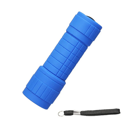 Portable LED Mini Children's Flashlight Strong Lighting Using 3 Batteries Fixed Focus Pocket Outdoor Waterproof Camping Torch