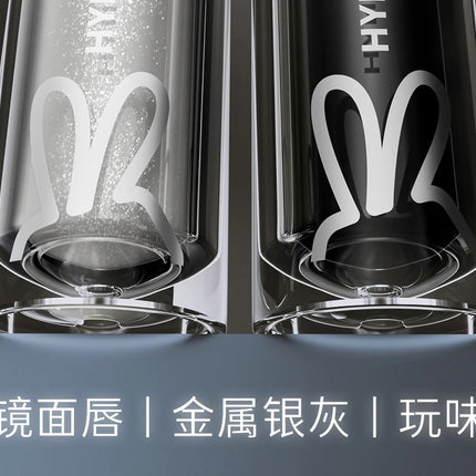 HYNTOOR Playful Rebellious Lip Gloss Planet  Mouth Black Mouth Silver Mouth Gray Lip Oil Mirror Water Gloss
