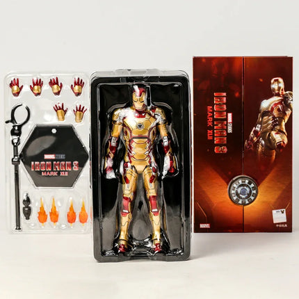ZD Toys Iron Man Mark MK 1-7 17 21 42 43 45 46 85 Tony Stark Collectible Model Doll Action Figure Toy