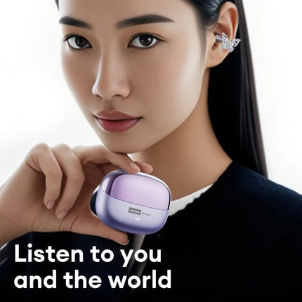 Lenovo LE302 OWS Wireless Earphones Low Latency HD Call Bluetooth HiFi Music Sport Fashion Earbuds Comfortable Ear Clip Headset