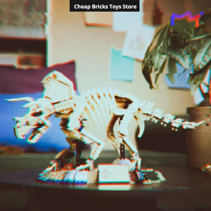 Birthday Gifts 2026 Moc Posable Dinosaur Fossils Bricks Building Blocks Compatible 1154pcs Movie Dispaly Model Toys for Adults