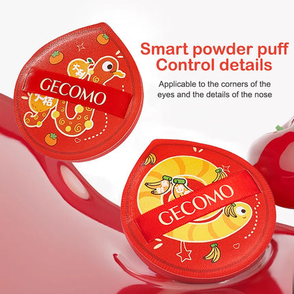 GECOMO Snake Year Soft Skin-friendly Marshmallow Powder Puff Fits Perfectly and Holds Makeup Sponge Air Cushion