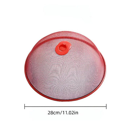 Mesh Food Cover Protective Round Shape Dish Lid Household Anti-Flying Vegetable Fruit Display Holder For Outdoors
