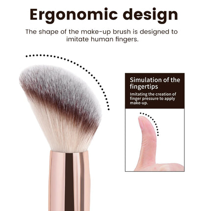 MAANGE 1pc Professional Angled Flat Makeup Brush for Foundation Powder Brush Concealer Cream Air Cushion Makeup Accessories Gift