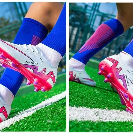 Men Football Shoes TF/FG Society Cleats Indoor Soccer Shoes Professional Football Field Boots Fast Unisex Sneaker Top Quality