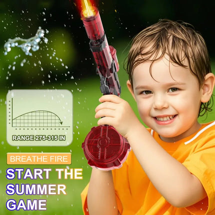 Blasting Lights Are Linked To The Chamber Electric Water Guns Toys for Kids Automatic Water Pistol Children Summer Outdoor Toy