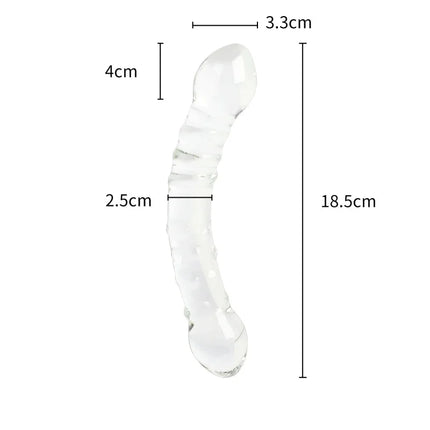 Adult Anal Sex Toys with Crystal Glass Dildo Beads G-Spot Butt Plug for Women Massager Vagina Stimulate Anue Phallus Collection
