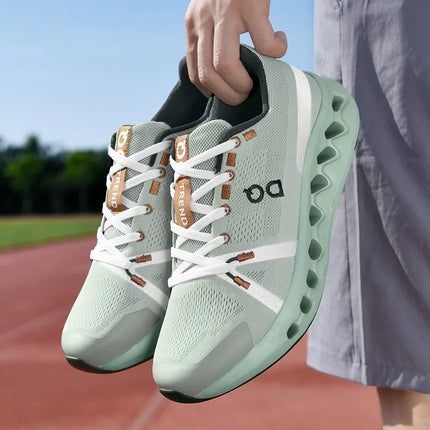 Men's Running Shoes Breathable Lightweight Comfortable Soft Bottom Casual Sports Sneakers Fashionable Shock Absorption