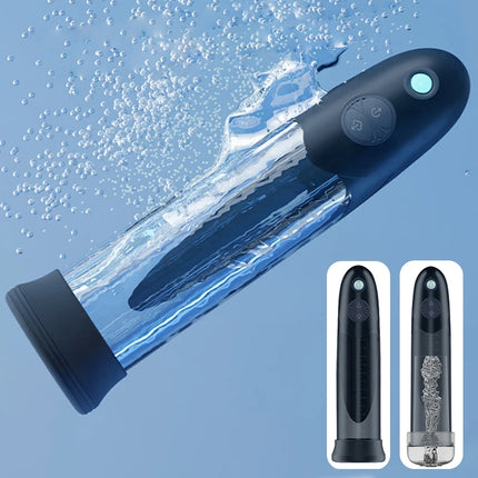 Penis Pump Water Bath Penis Exerciser Penile Thicken Electric Sex toys Dick Massage Product Cock Stretch Toy for Man
