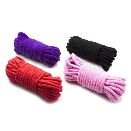 4 Colors  Fetish Exotic Shibari Accesories of Handcuffs Bondage Rope for Men Women Slave Role Play Binder Restraint Touch Fun