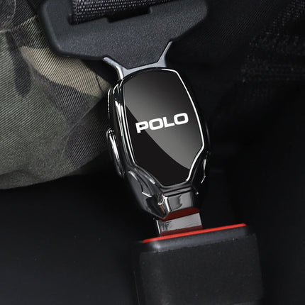For VW POLO Car Seat Belt Clip Extender Customization Emblem Accessory Personalized Vehicle Seat Buckle Clip