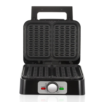 1200W Electric Waffle Maker Double Heating Temperature Adjustable Breakfast Belgian Waffle Machine Egg Cake Oven Pancake for Kid