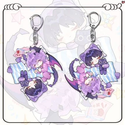 Game Durin Balladeer Wanderer Cosplay Keychain Kawaii Acrylic Keyring Key Chain Bag Ornament Decoration Props
